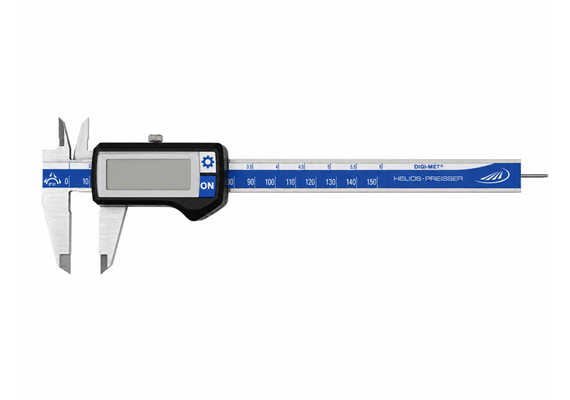 DIGI-MET® Taschenmessschieber 150 mm IP67  rundes Tiefenmass