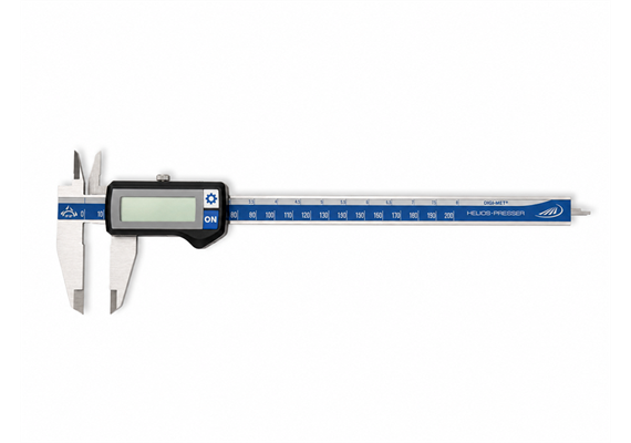 DIGI-MET® Taschenmessschieber 200 mm IP67  eckiges Tiefenmass