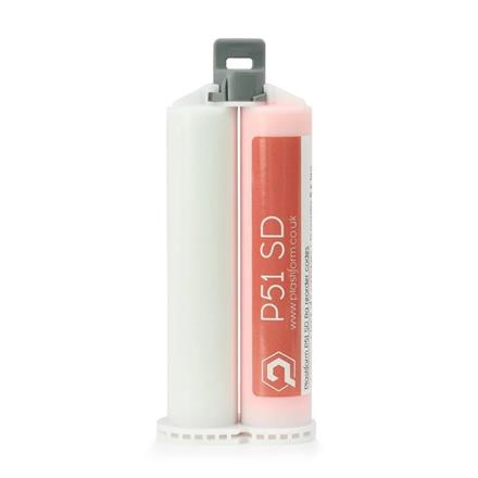 Plastiform 51-SD (pink) P51-SD  2 Kartuschen à 50 ml  + 12 Mischdüsen + 3 Zusatzdüsen