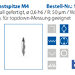 Stylus tip for M4 Threads  Art. No. 101-730-M04 | Bild 2