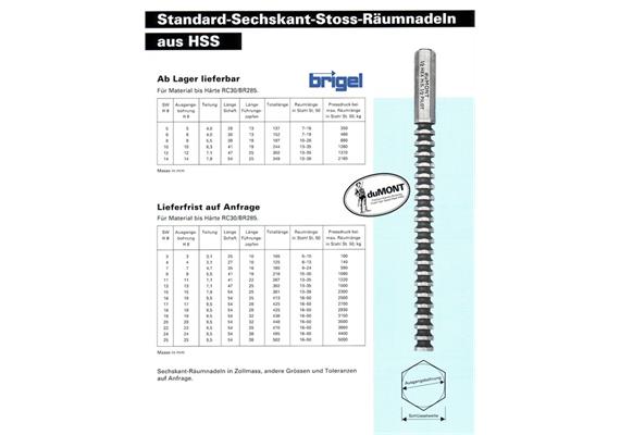 Sechskant-Räumnadel 6 mm | Bild 2